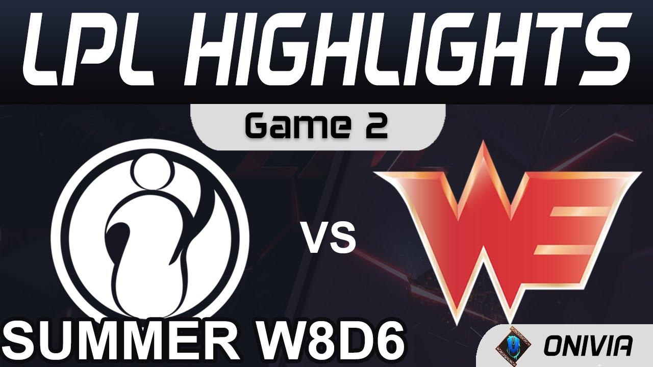 IG vs WE Highlights Game 2 LPL Summer Season 2021 W8D6 Invictus Gaming vs Team WE by Onivia thumbnail