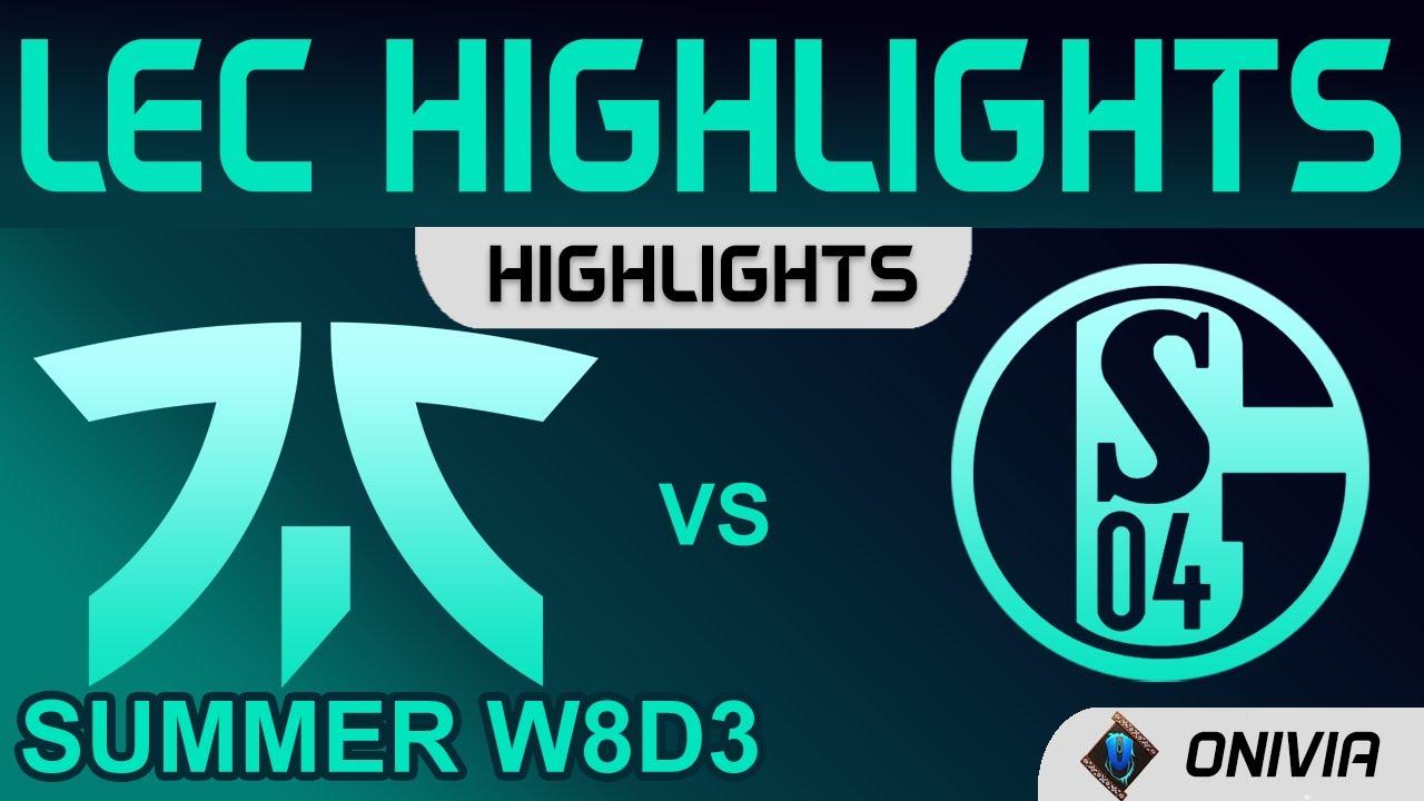 FNC vs S04 Highlights LEC Summer Season 2021 W8D3 Fnatic vs Schalke 04 by Onivia thumbnail