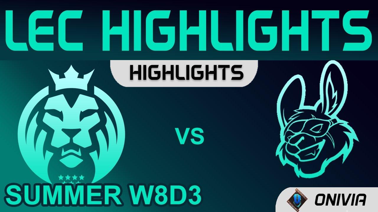 MAD vs MSF Highlights LEC Summer Season 2021 W8D3 MAD Lions vs Misfits Gaming by Onivia thumbnail