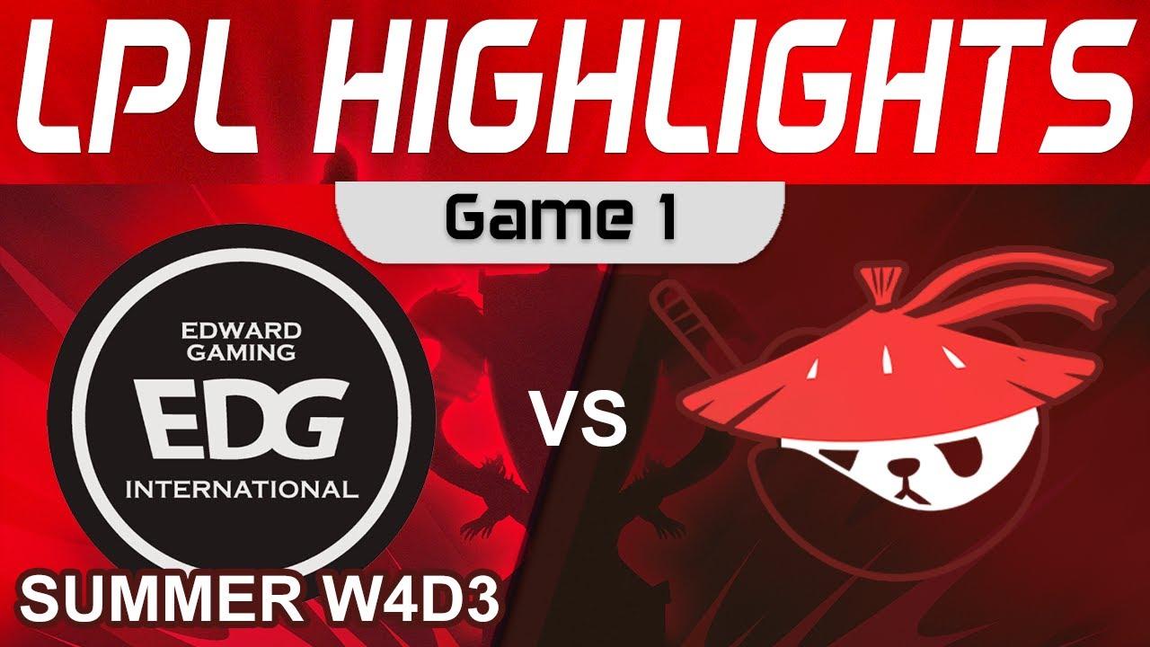 EDG vs AL Highlights Game 1 LPL Summer Season 2023 W4D3 EDward Gaming vs Anyone's Legend by Onivia thumbnail