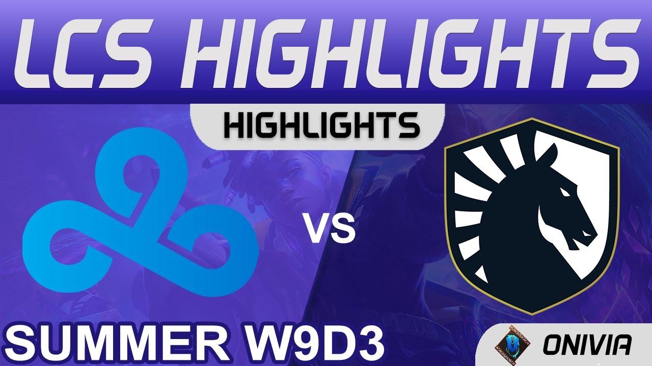 C9 vs TL Highlights LCS Summer Season 2021 W9D3 Cloud9 vs Team Liquid by Onivia thumbnail