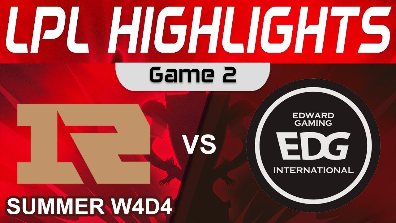 RNG vs EDG Highlights Game 2 LPL Summer Season 2023 W4D4 Royal Never Give Up vs EDward Gaming thumbnail