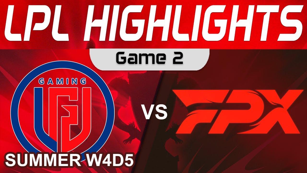 LGD vs FPX Highlights Game 2 LPL Summer Season 2023 W4D5 LGD Gaming vs FunPlus Phoenix by Onivia thumbnail