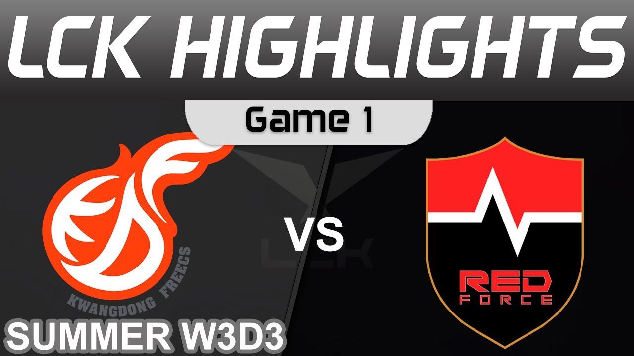 KDF vs NS Highlights Game 1 LCK Summer Season 2023 W3D3 Kwangdong Freecs vs Nongshim RedForce thumbnail