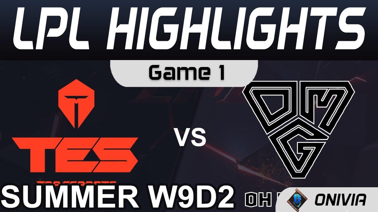 TES vs OMG Highlights Game 1 LPL Summer Season 2021 W9D2 Top Esports vs Oh My God by Onivia thumbnail