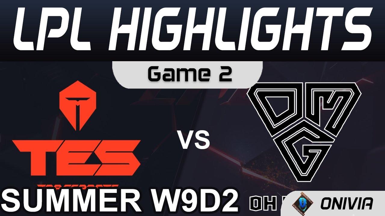 TES vs OMG Highlights Game 2 LPL Summer Season 2021 W9D2 Top Esports vs Oh My God by Onivia thumbnail