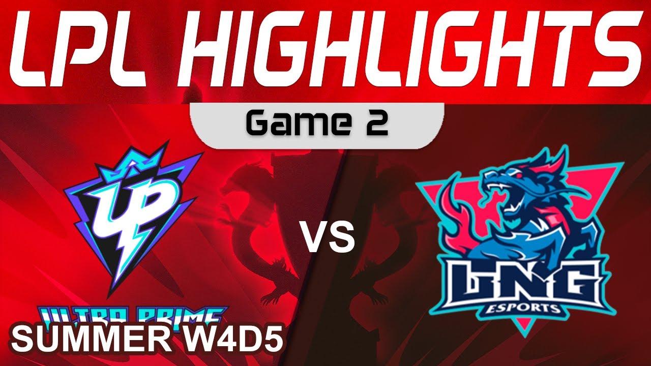 UP vs LNG Highlights Game 2 LPL Summer Season 2023 W4D5 Ultra Prime vs LNG Esports by Onivia thumbnail