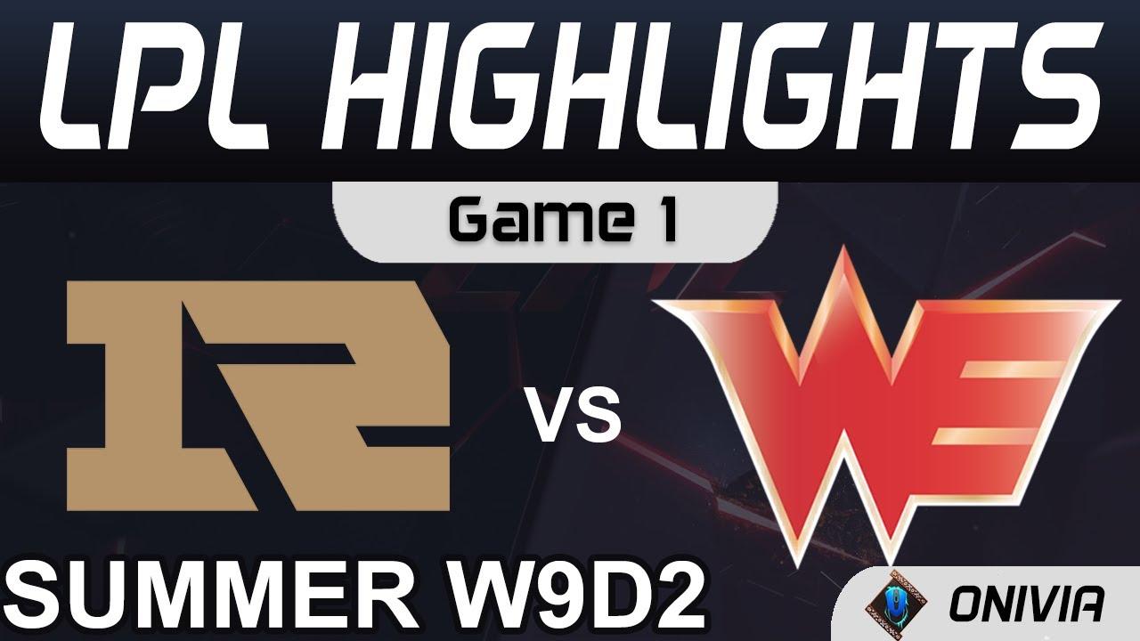 RNG vs WE Highlights Game 1 LPL Summer Season 2021 W9D2 Royal Never Give Up vs Team WE by Onivia thumbnail