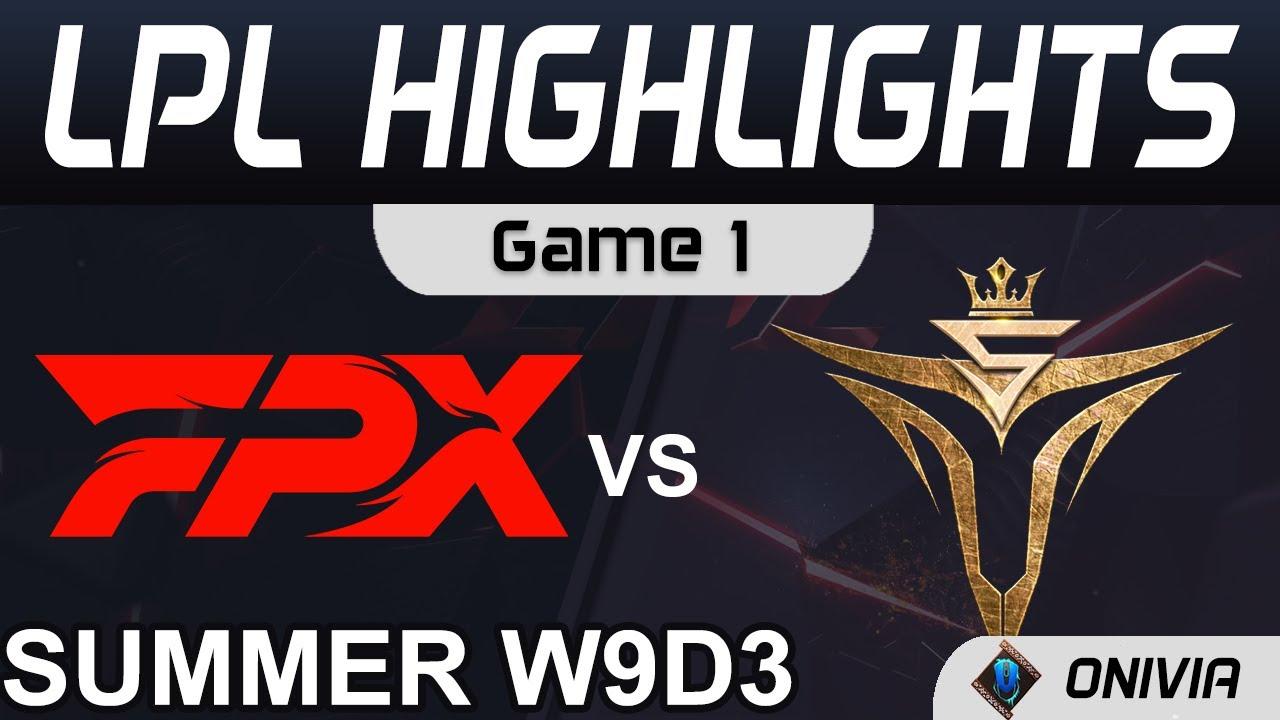 FPX vs V5 Highlights Game 1 LPL Summer Season 2021 W9D3 FunPlus Phoenix vs Victory Five by Onivia thumbnail