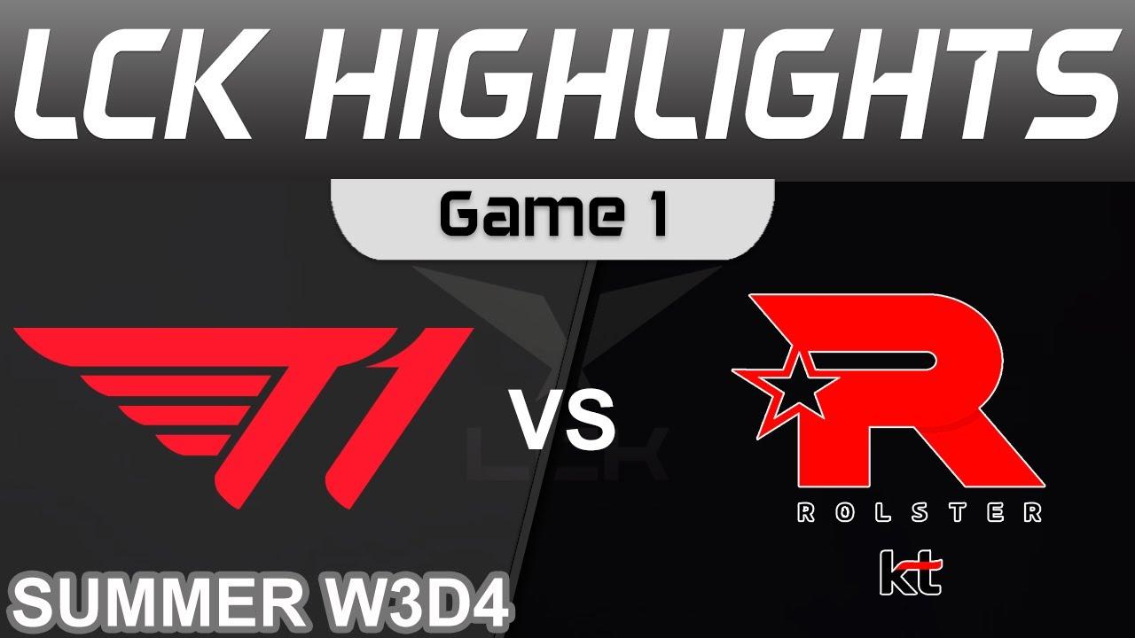 T1 vs KT Highlights Game 1 LCK Summer Season 2023 W3D4 T1 vs KT Rolster by Onivia thumbnail