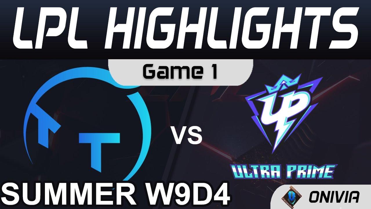 TT vs UP Highlights Game 1 LPL Summer Season 2021 W9D4 ThunderTalk Gaming vs Ultra Prime by Onivia thumbnail