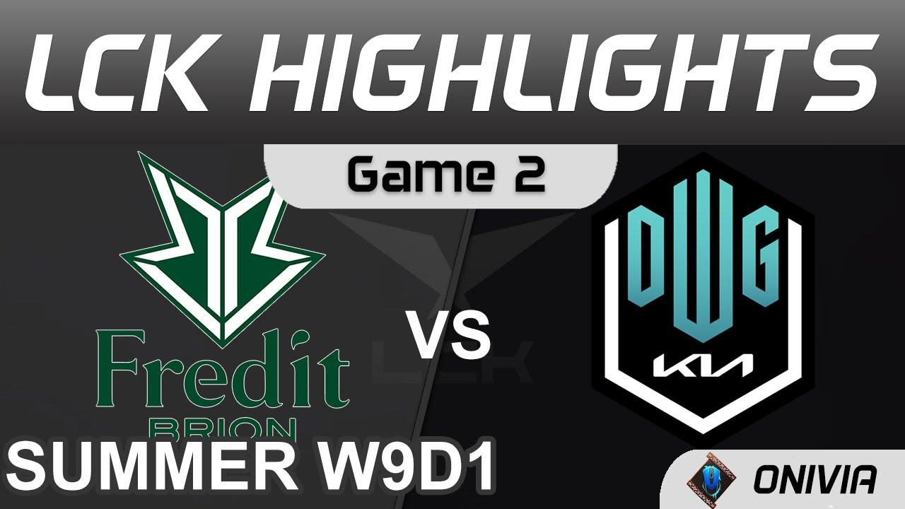 BRO vs DK Highlights Game 2 LCK Summer Season 2021 W9D1 Fredit BRION vs DWG KIA by Onivia thumbnail