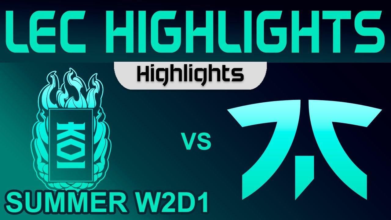 KOI vs FNC Highlights LEC Summer Season 2023 W2D1 KOI vs Fnatic by Onivia thumbnail