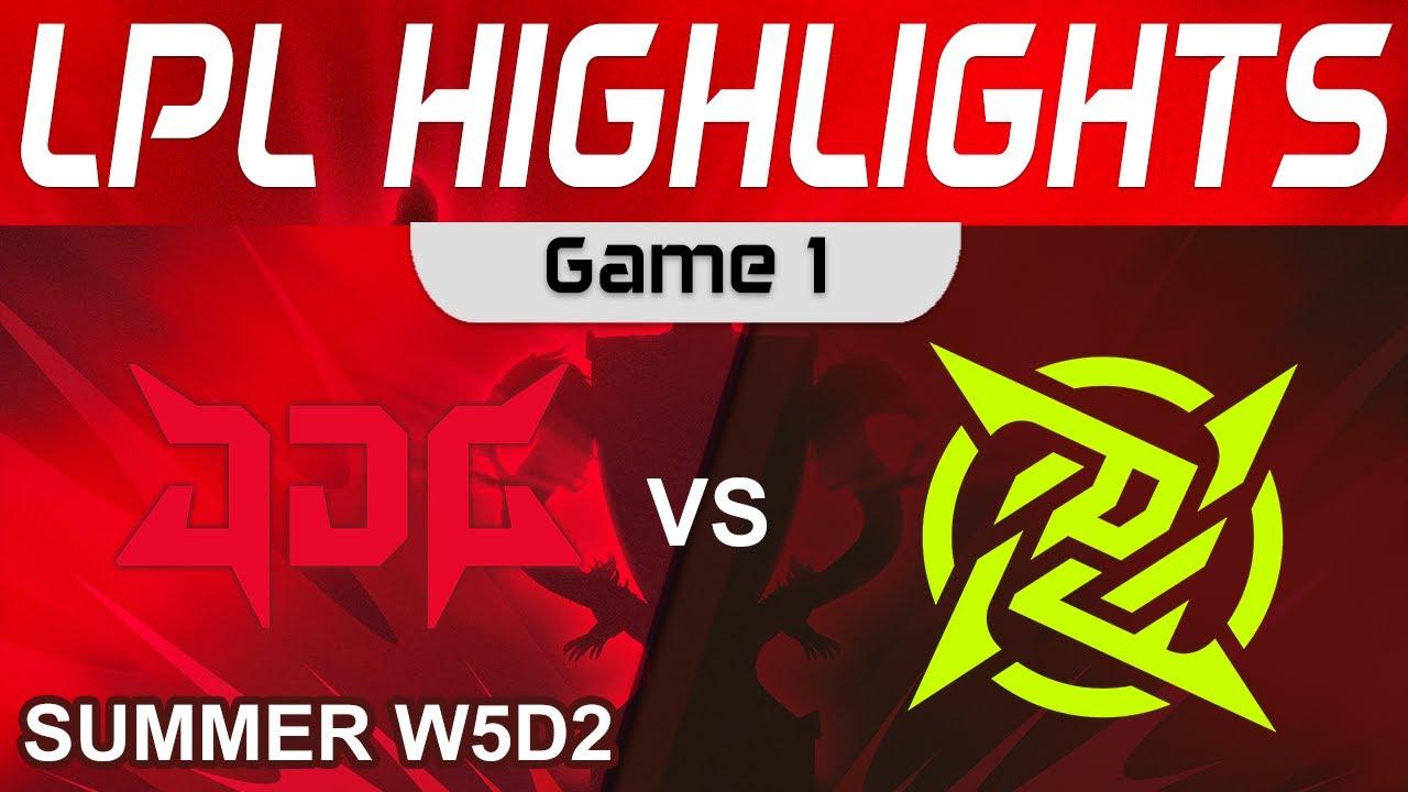 JDG vs NIP Highlights Game 1 LPL Spring Season 2023 W5D2 JD Gaming vs Ninjas in Pyjamas by Onivia thumbnail