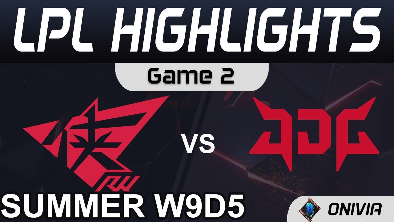 RW vs JDG Highlights Game 2 LPL Summer Season 2021 W9D5 Rogue Warriors vs JD Gaming by Onivia thumbnail