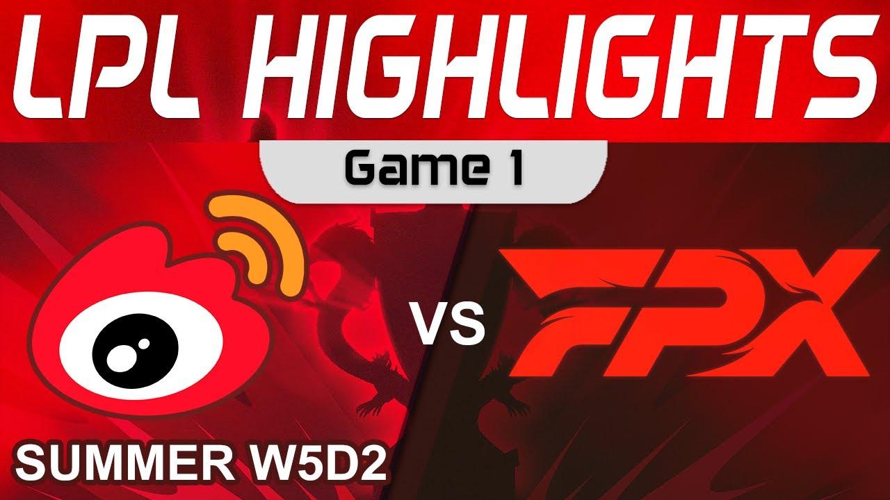 WBG vs FPX Highlights Game 1 LPL Spring Season 2023 W5D2 Weibo Gaming vs FunPlus Phoenix by Onivia thumbnail