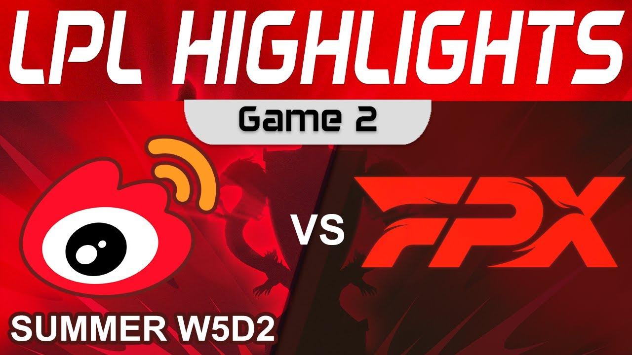 WBG vs FPX Highlights Game 2 LPL Spring Season 2023 W5D2 Weibo Gaming vs FunPlus Phoenix by Onivia thumbnail