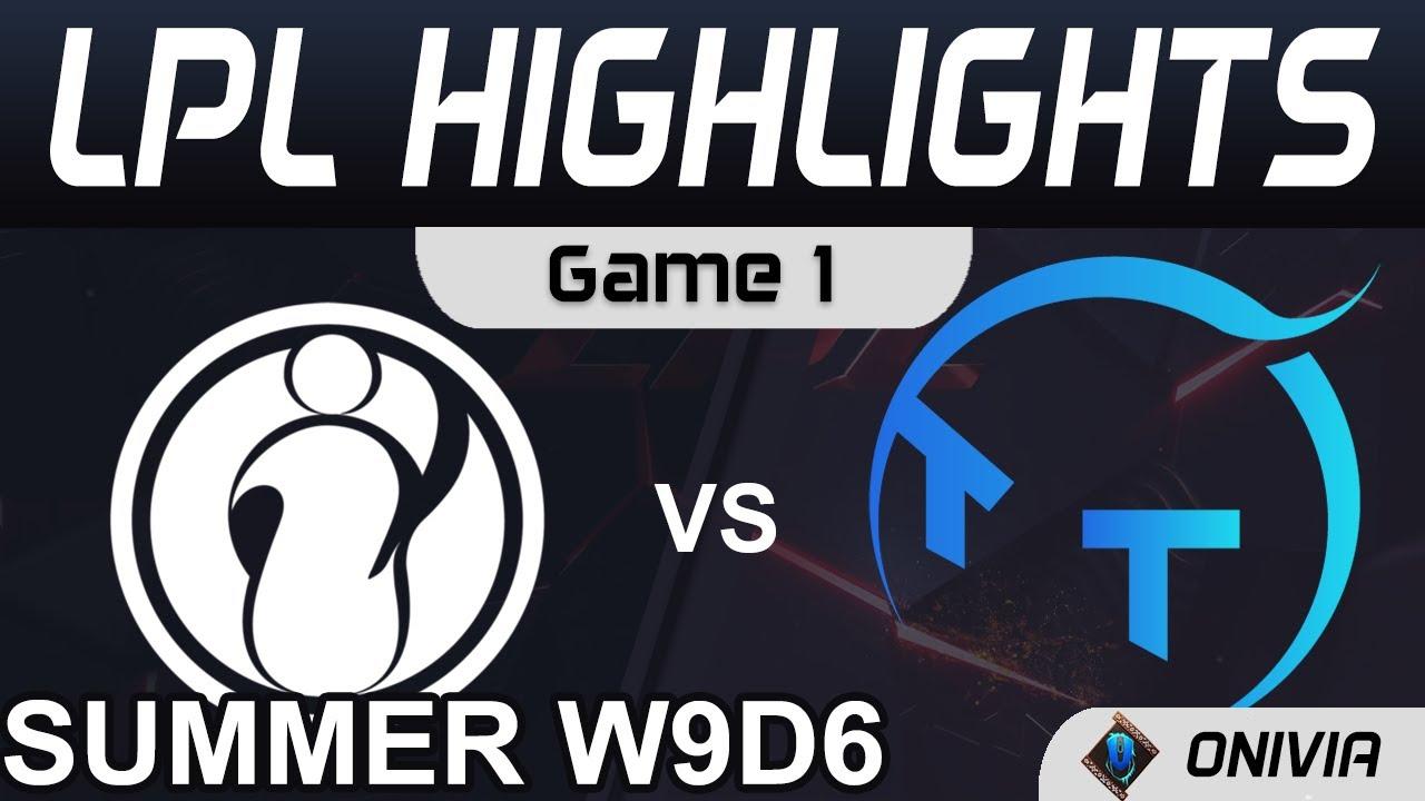 IG vs TT Highlights Game 1 LPL Summer Season 2021 W9D6 Invictus Gaming vs ThunderTalk Gaming by Oniv thumbnail