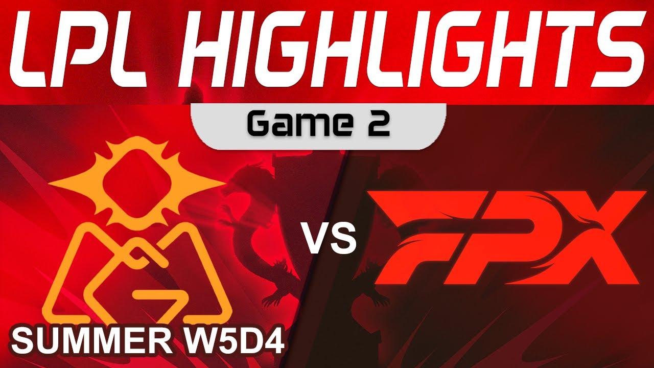 OMG vs FPX Highlights Game 2 LPL Summer Season 2023 W5D4 Oh My God vs FunPlus Phoenix by Onivia thumbnail