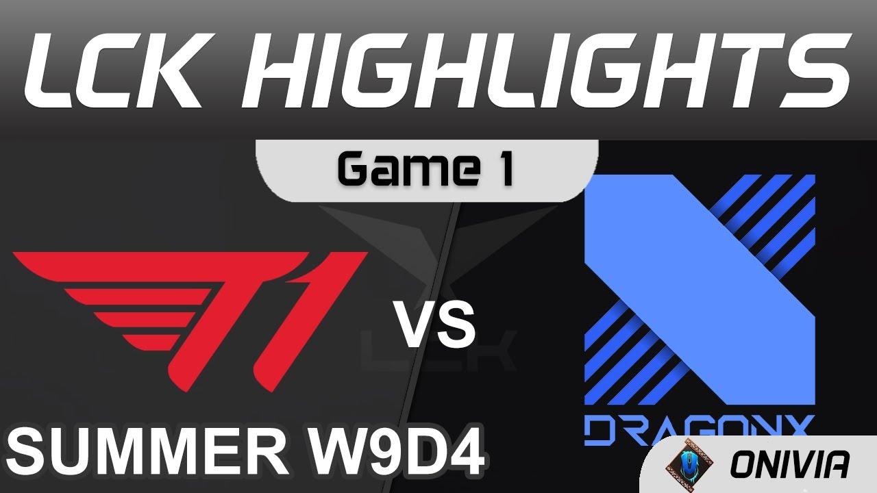 T1 vs DRX Highlights Game 1 LCK Summer Season 2021 W9D4 T1 vs DragonX by Onivia thumbnail