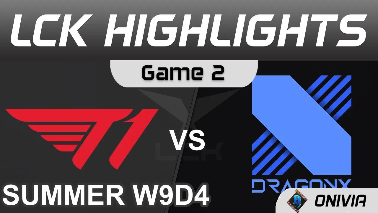 T1 vs DRX Highlights Game 2 LCK Summer Season 2021 W9D4 T1 vs DragonX by Onivia thumbnail