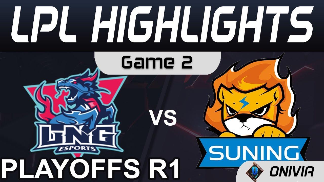 LNG vs SN Highlights Game 2 LPL Summer Playoffs R1 2021 LNG Esports vs Suning by Onivia thumbnail