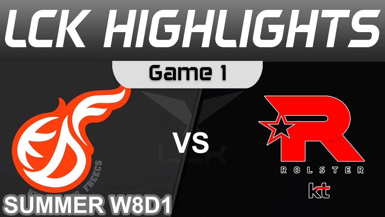 KDF vs KT Highlights Game 1 LCK Summer Season 2023 W8D1 Kwangdong Freecs vs KT Rolster by Onivia thumbnail