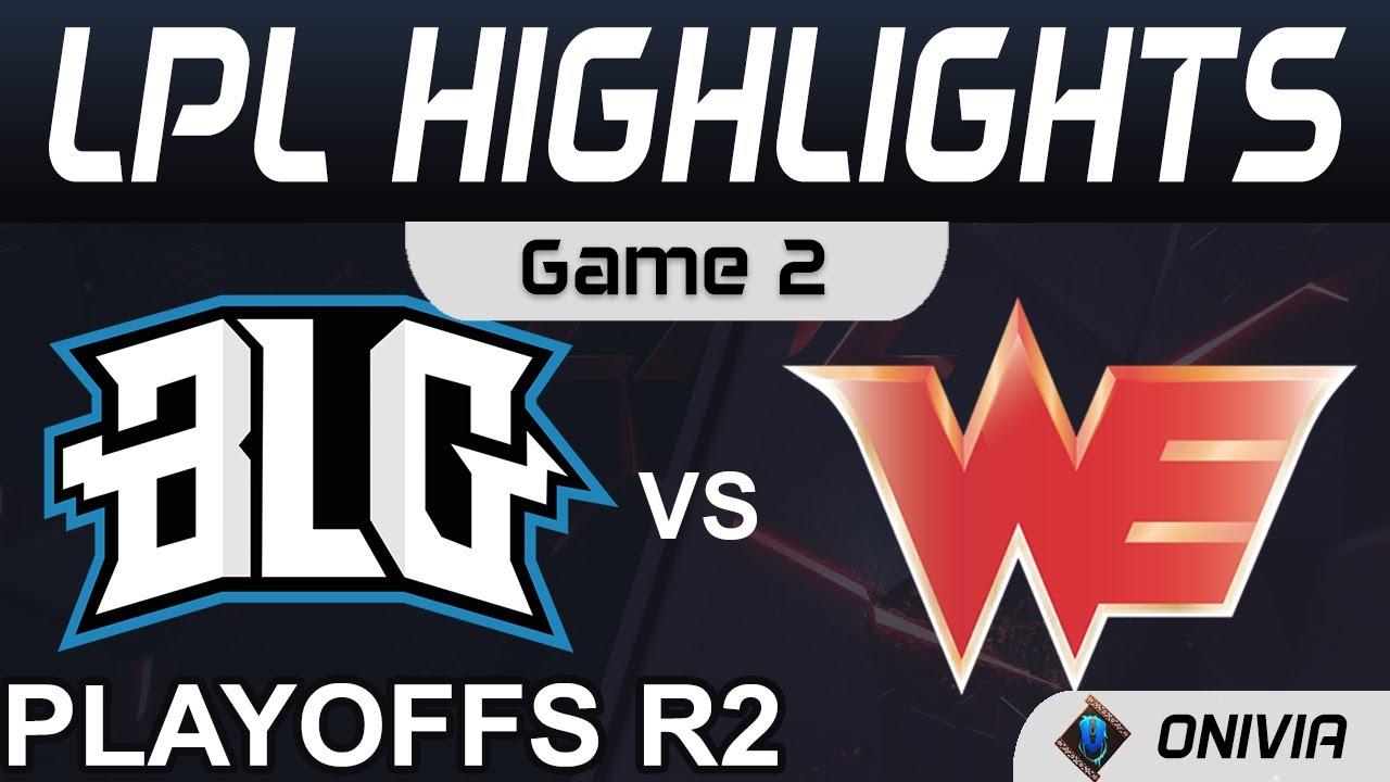 BLG vs WE Highlights Game 2 LPL Summer Playoffs R2 2021 Bililbili Gaming vs Team WE by Onivia thumbnail