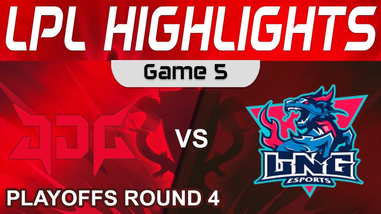 JDG vs LNG Highlights Game 5 LPL Summer Playoffs 2023 JD Gaming vs LNG Esports by Onivia thumbnail