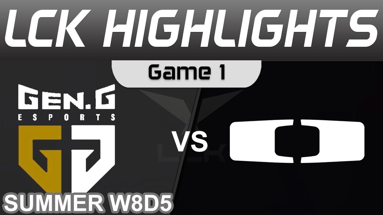 GEN vs DK Highlights Game 1 LCK Summer Season 2023 W8D5 Gen G vs Dplus KIA by Onivia thumbnail