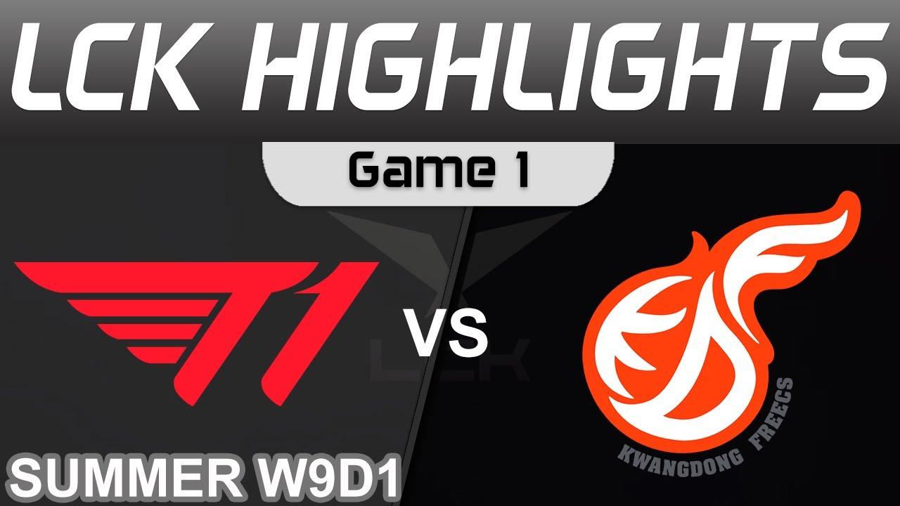 T1 vs KDF Highlights Game 1 LCK Summer Season 2023 W9D1 T1 vs Kwangdong Freecs by Onivia thumbnail