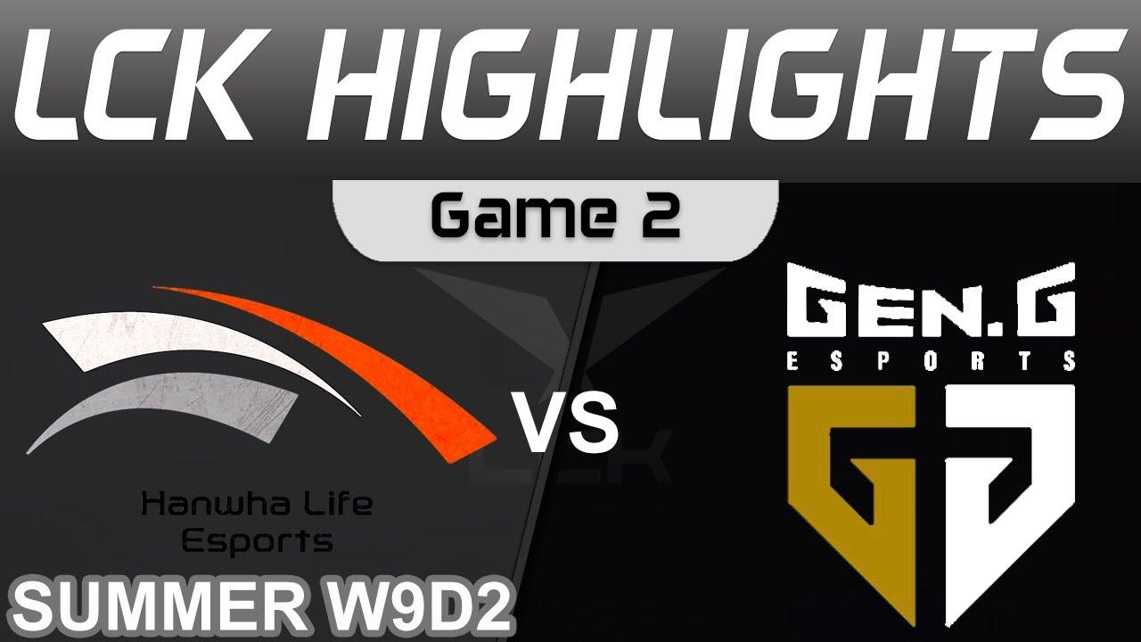 HLE vs GEN Highlights Game 2 LCK Summer Season 2023 W9D2 Hanwha Life Esports vs Gen G by Onivia thumbnail