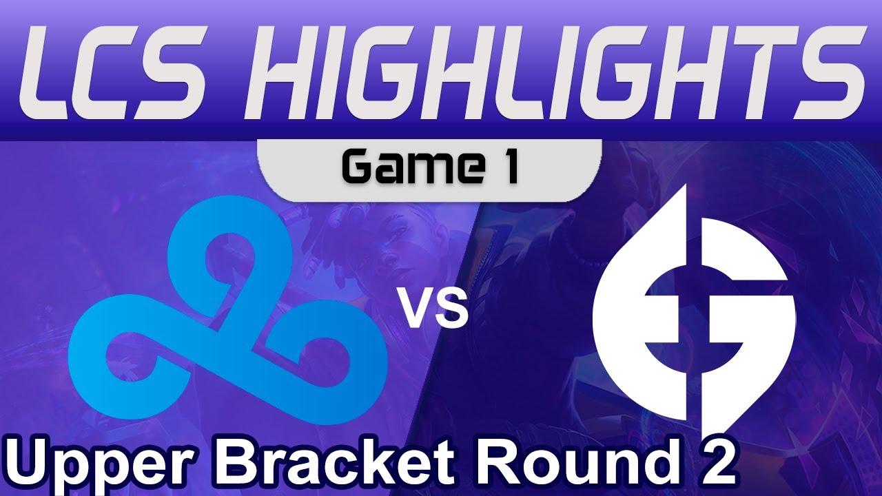 C9 vs EG Game 1 Highlights LCS Playoffs 2023 Upper Bracket Round 2 Cloud9 vs Evil Geniuses by Onivia thumbnail