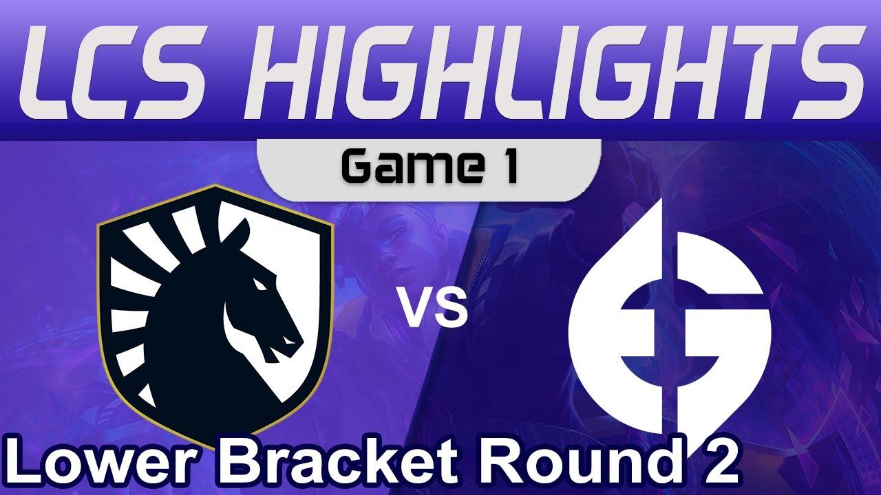 TL vs EG Game 1 Highlights LCS Playoffs 2023 Lower Bracket Round 2 Team Liquid vs Evil Geniuses thumbnail