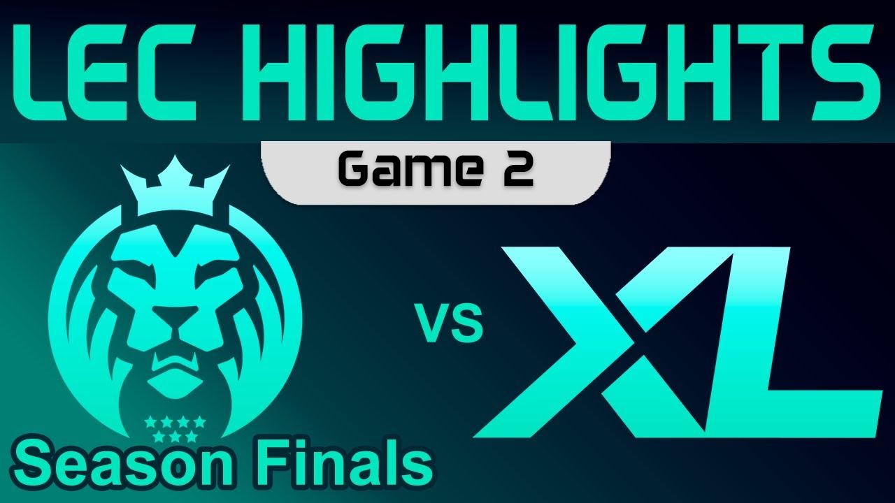 MAD vs XL Game 2 Highlights LEC Season Finals 2023 MAD Lions vs Excel by Onivia thumbnail