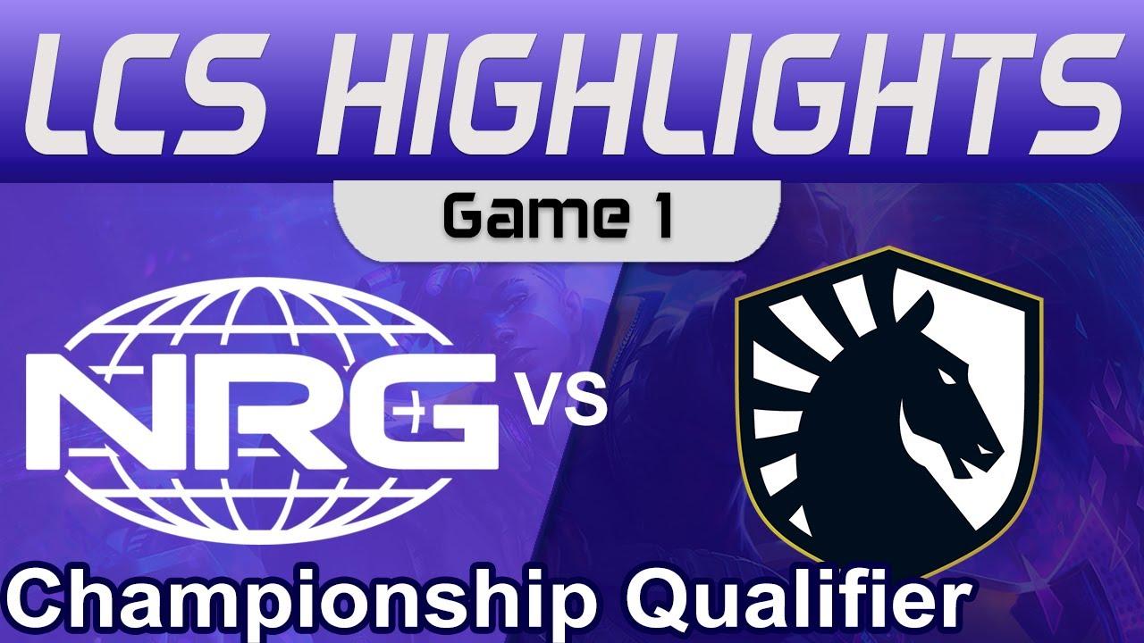 NRG vs TL Game 1 Highlights LCS Championship Qualifier 2023 NRG vs Team Liquid by Onivia thumbnail