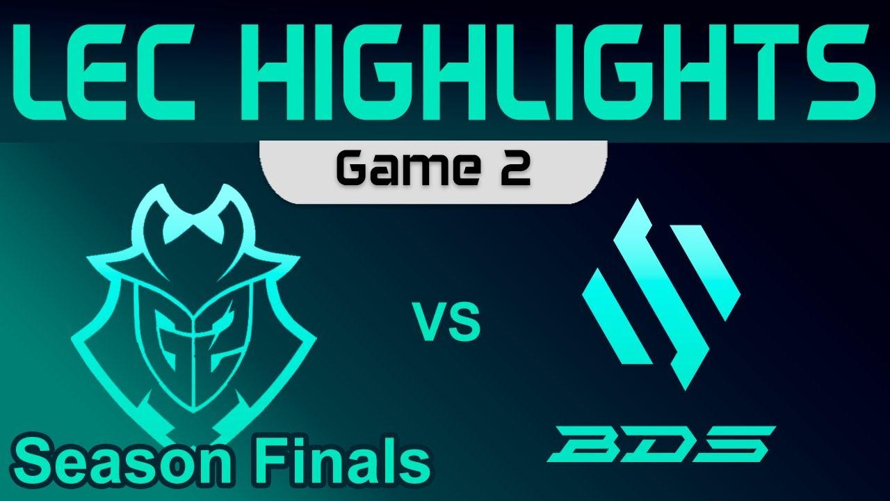 G2 vs BDS Game 2 Highlights LEC Season Finals 2023 G2 Esports vs Team BDS by Onivia thumbnail