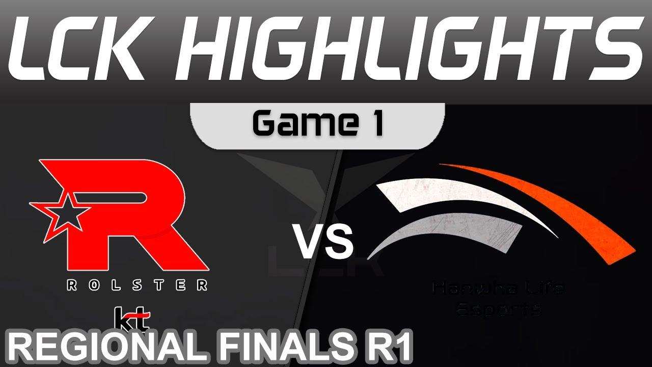 KT vs HLE Highlights Game 1 LCK Regional Finals R1 2023 KT Rolster vs Hanwha Life Esports by Onivia thumbnail