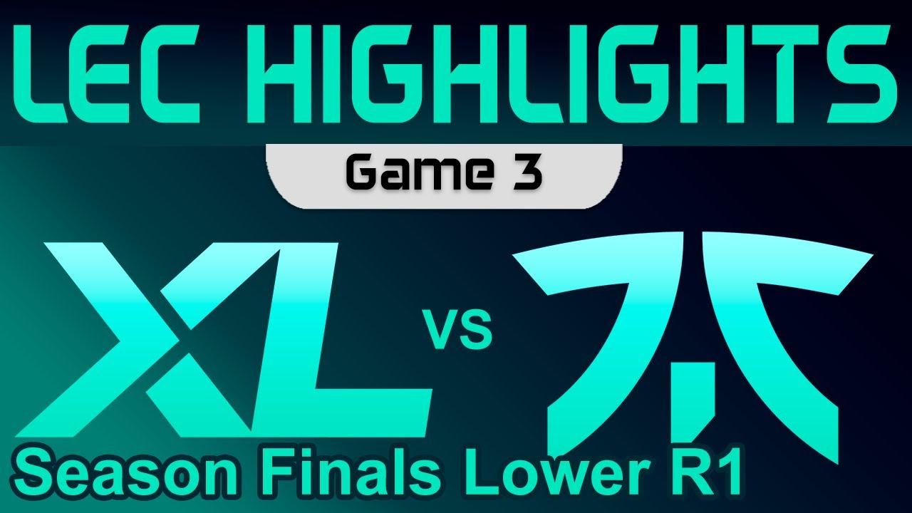 XL vs FNC Game 3 Highlights LEC Season Finals Lower R1 2023 Excel vs Fnatic by Onivia thumbnail