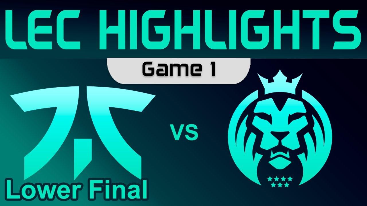 FNC vs MAD Game 1 Highlights LEC Season Finals Lower Final 2023 Fnatic vs MAD Lions by Onivia thumbnail