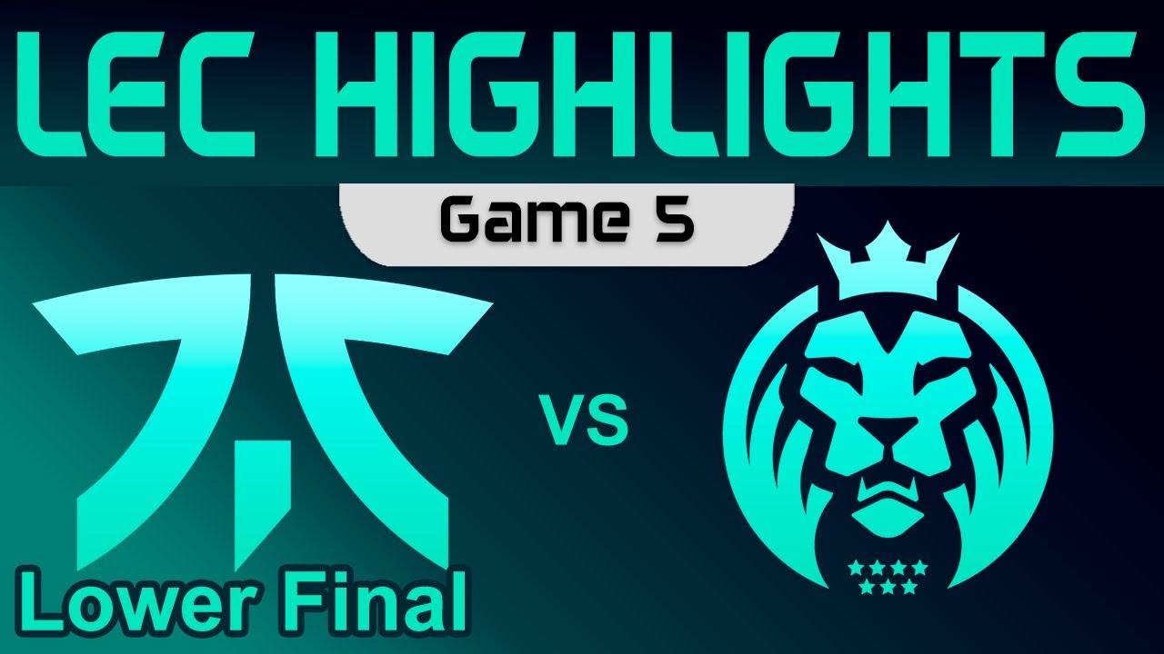 FNC vs MAD Game 5 Highlights LEC Season Finals Lower Final 2023 Fnatic vs MAD Lions by Onivia thumbnail