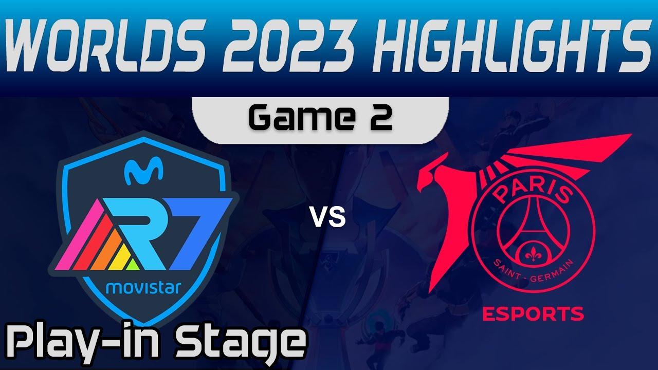 R7 vs PSG Highlights Game 2 Worlds Play in Stage 2023 Movistar R7 vs PSG Talon by Onivia thumbnail