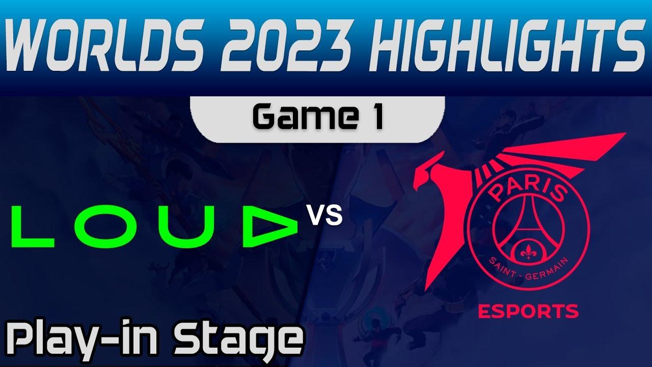 LLL vs PSG Highlights Game 1 Worlds Play in Stage 2023 LOUD vs PSG Talon by Onivia thumbnail