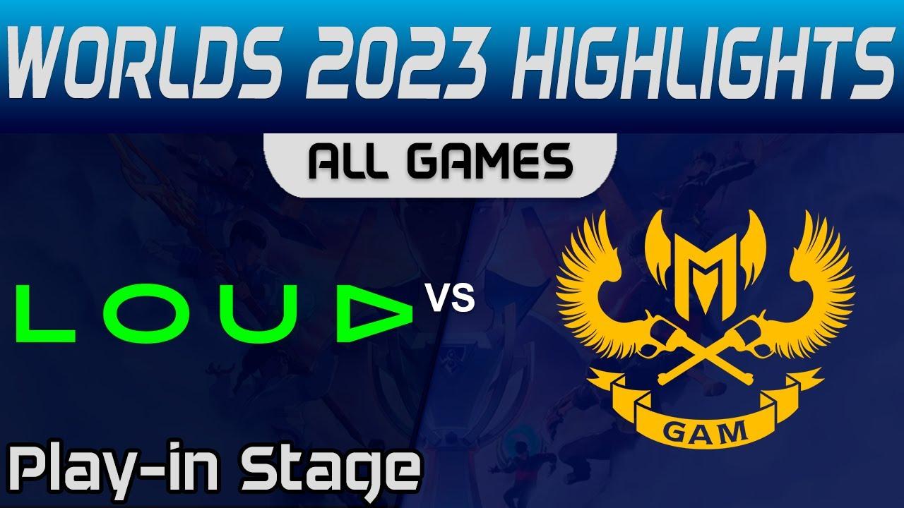 LLL vs GAM Highlights ALL GAMES Worlds Play in Stage 2023 LOUD vs GAM Esports by Onivia thumbnail