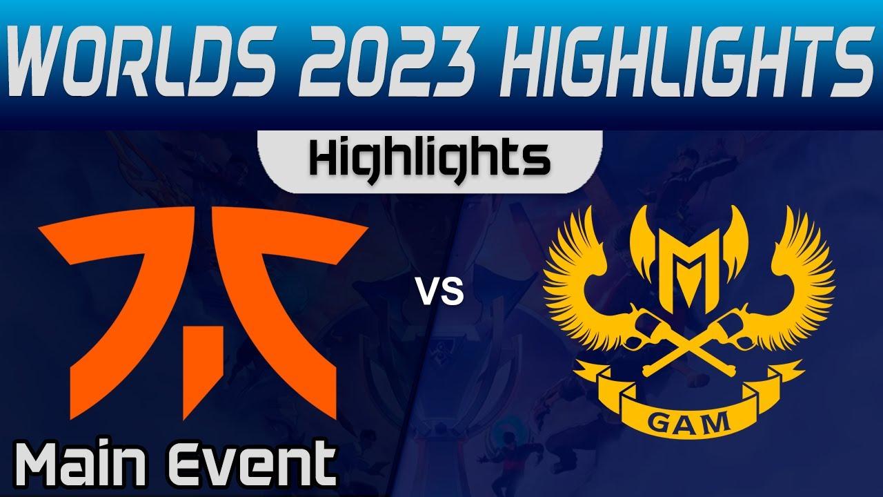 FNC vs GAM Highlights Round 2 Worlds Main Event 2023 Fnatic vs GAM Esports by Onivia thumbnail