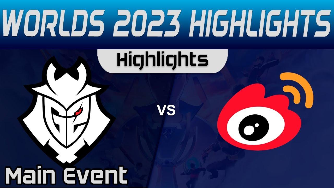 G2 vs WBG Highlights Round 2 Worlds Main Event 2023 G2 Esports vs Weibo Gaming by Onivia thumbnail