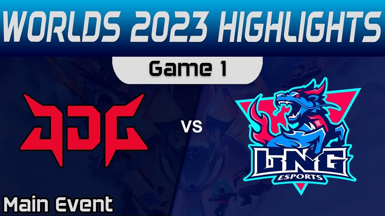 JDG vs LNG Highlights Game 1 R3 Worlds Main Event 2023 JD Gaming vs LNG Esports by Onivia thumbnail