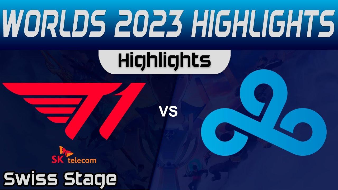 T1 vs C9 Highlights Round 3 Worlds Main Event 2023 T1 vs Cloud9 by Onivia thumbnail