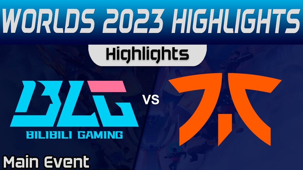 BLG vs FNC Highlights Round 3 Worlds Main Event 2023 Bilibili Gaming vs Fnatic by Onivia thumbnail