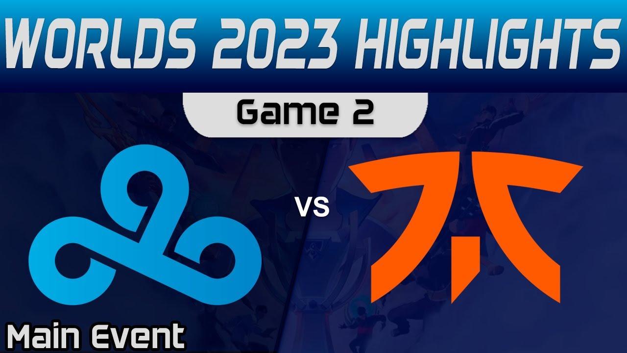 C9 vs FNC Highlights Game 2 R4 Worlds Main Event 2023 Cloud9 vs Fnatic by Onivia thumbnail